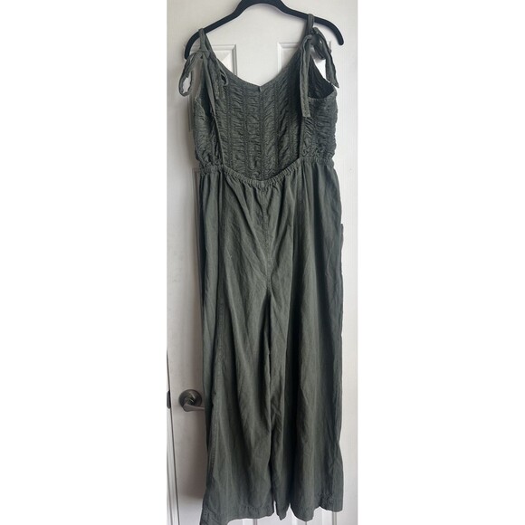 Free People Forever And Always Ruched One-Piece green, large - Picture 6 of 12
